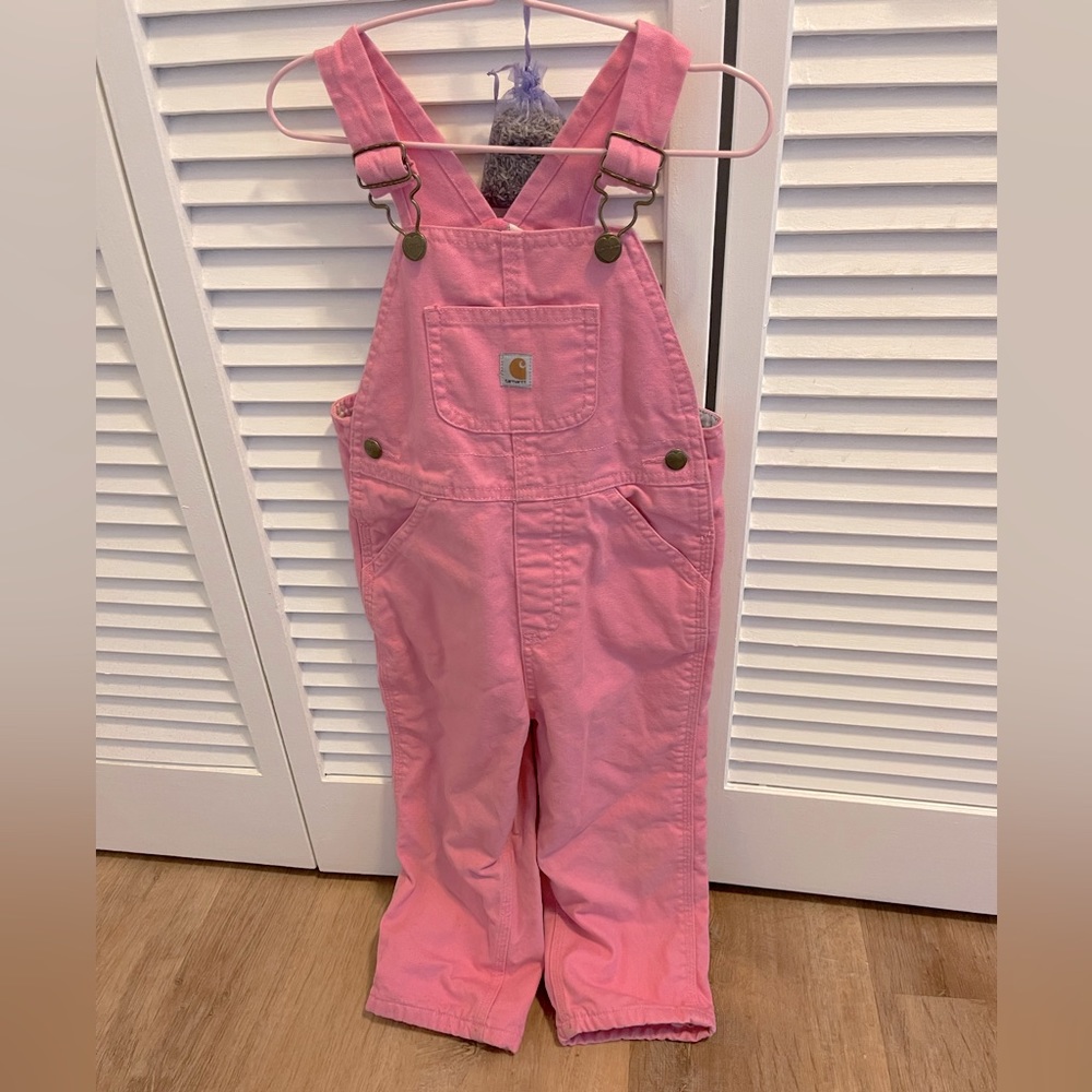 CARHARTT GIRLS' LOOSE FIT CANVAS BIB OVERALL